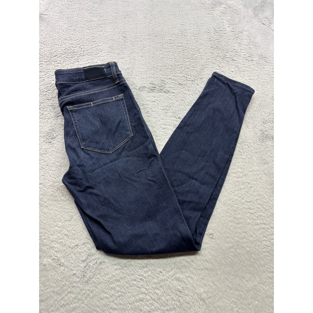 Paige Verdugo Ultra Skinny Jeans Dark Indigo Blue Size 27 Low Mid Rise Denim